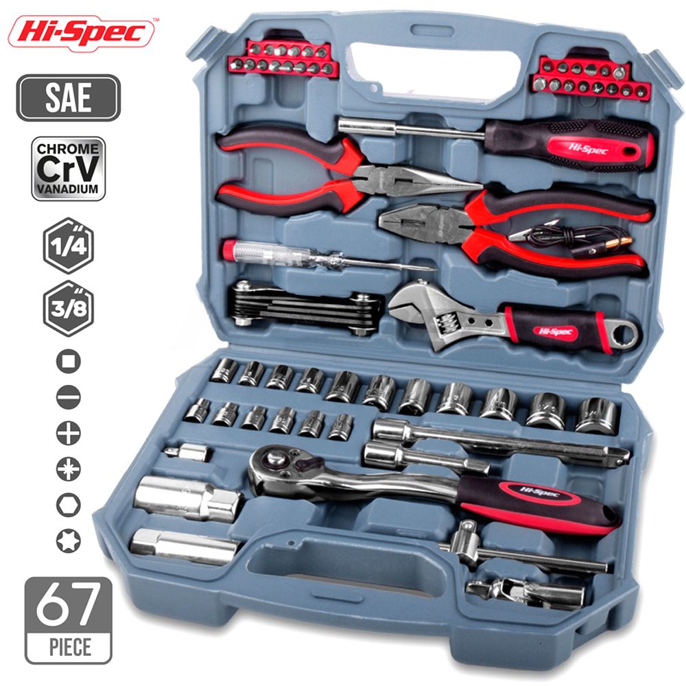 Hi-Spec-67pcs-Hand-Tool-Set-Metric-Car-Auto-Repair-Automotive-Mechanics-Tool-Kit-Home-Garage-Socket--1706478