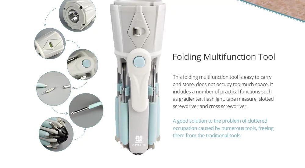 Multifunction-Folding-Screwdriver-Tool-Kit-Flashlight-Gradienter-Tape-Measure-Repair-Set-1262645
