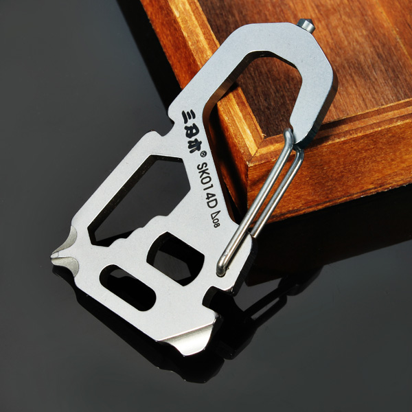 Sanrenmu-SK014D-Multi-Tools-Kit-Nail-Puller-Wrench-Opener-Keychain-973651