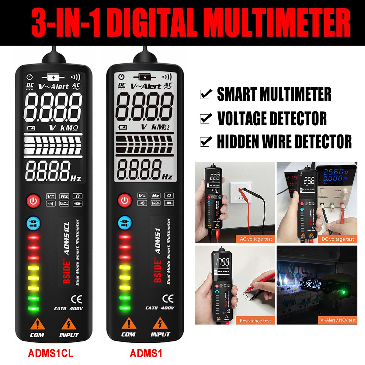 3-in-1-Digital-Multimeter-Smart-Tester-Voltage-Indicator-Detector-Double-Model-Optional-1726710