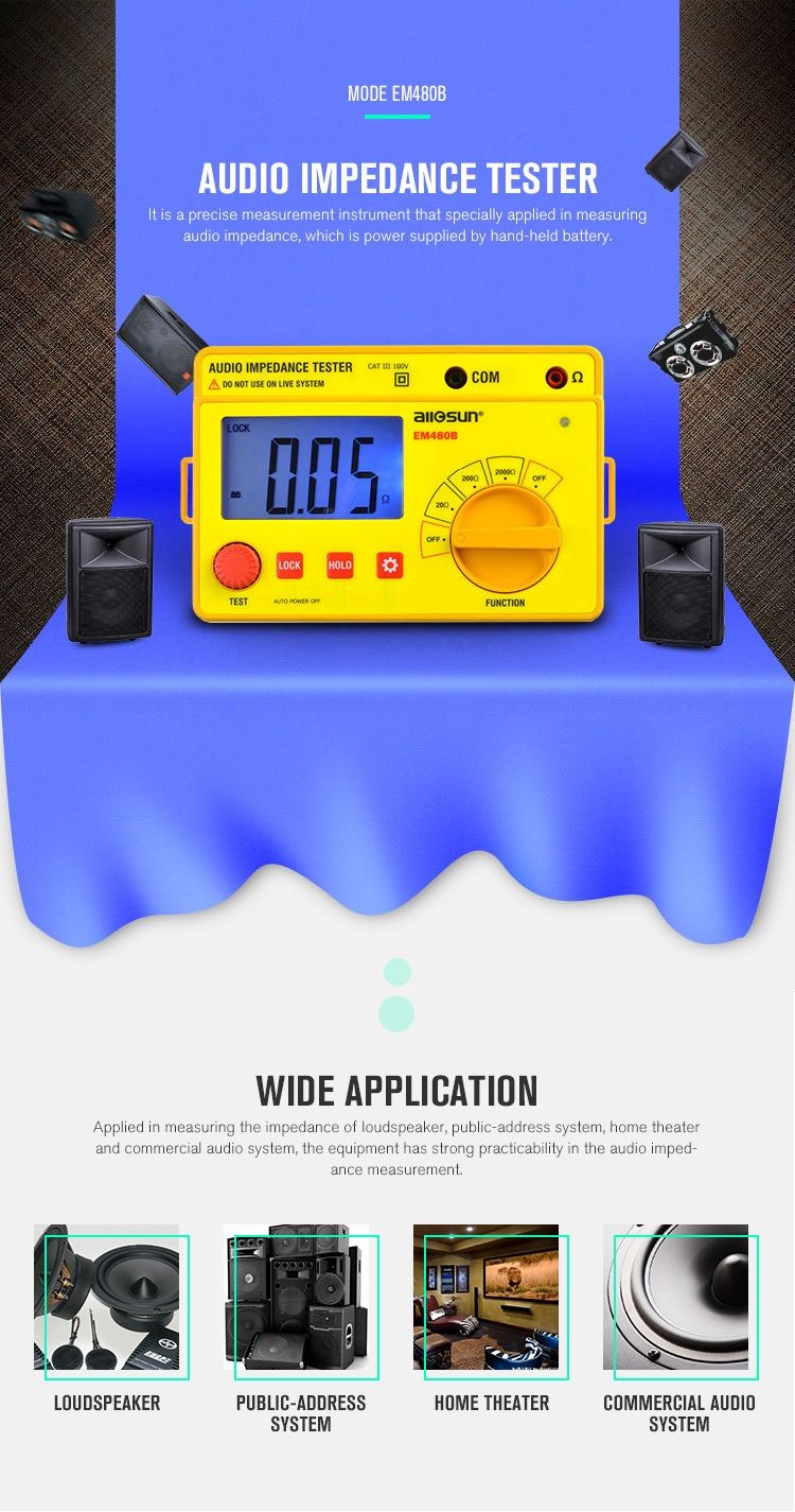 ALL-SUN-EM480B-Audio-Impedance-Tester-Portable-Insulation-CATIII-Test-Ranges-202002000-Resistance-Me-1490659