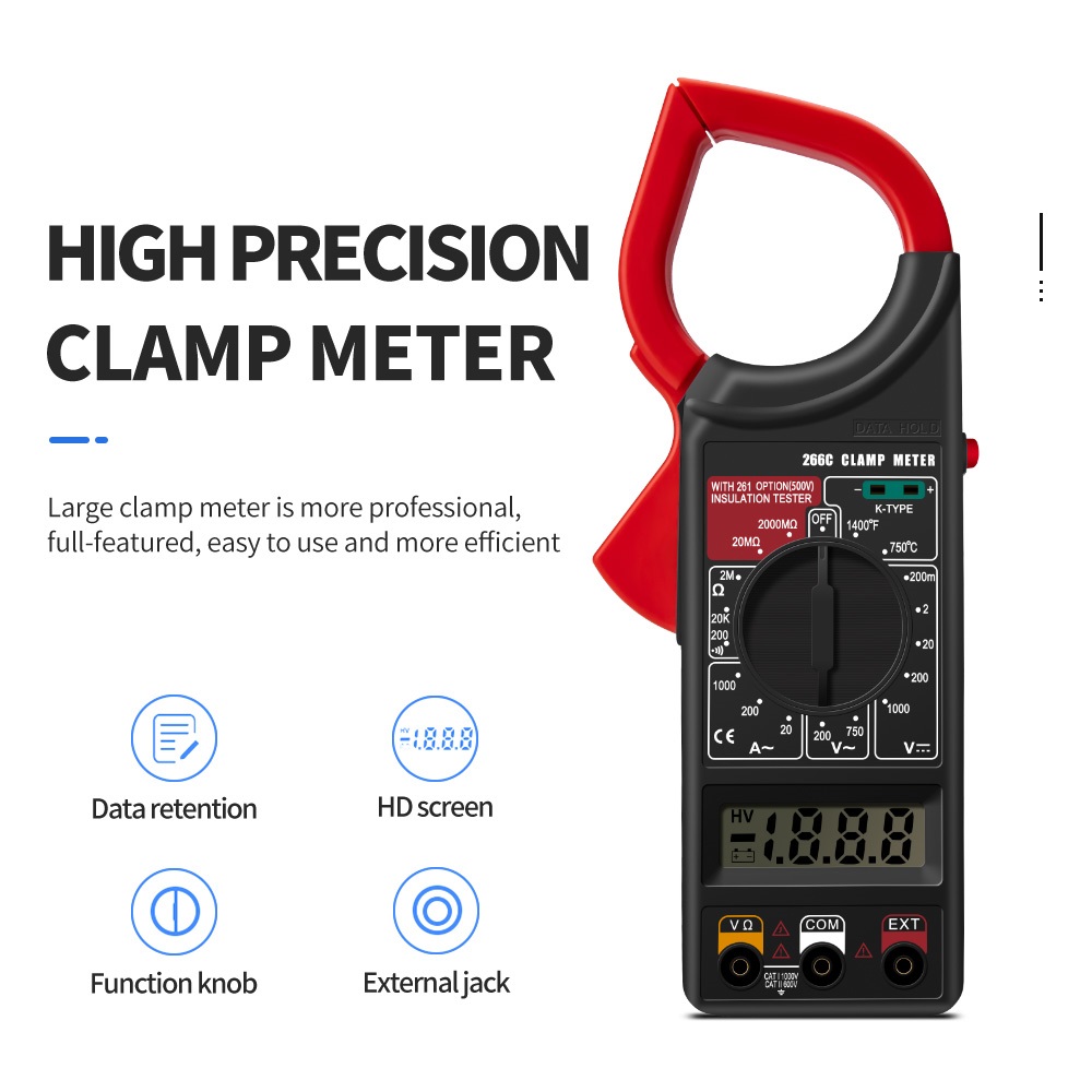 ANENG-266C-Digital-Current-Clamp-Meter-Buzzer-Data-Hold-Non-contact-True-RMS-ACDC-Multimeter-Profess-1764461