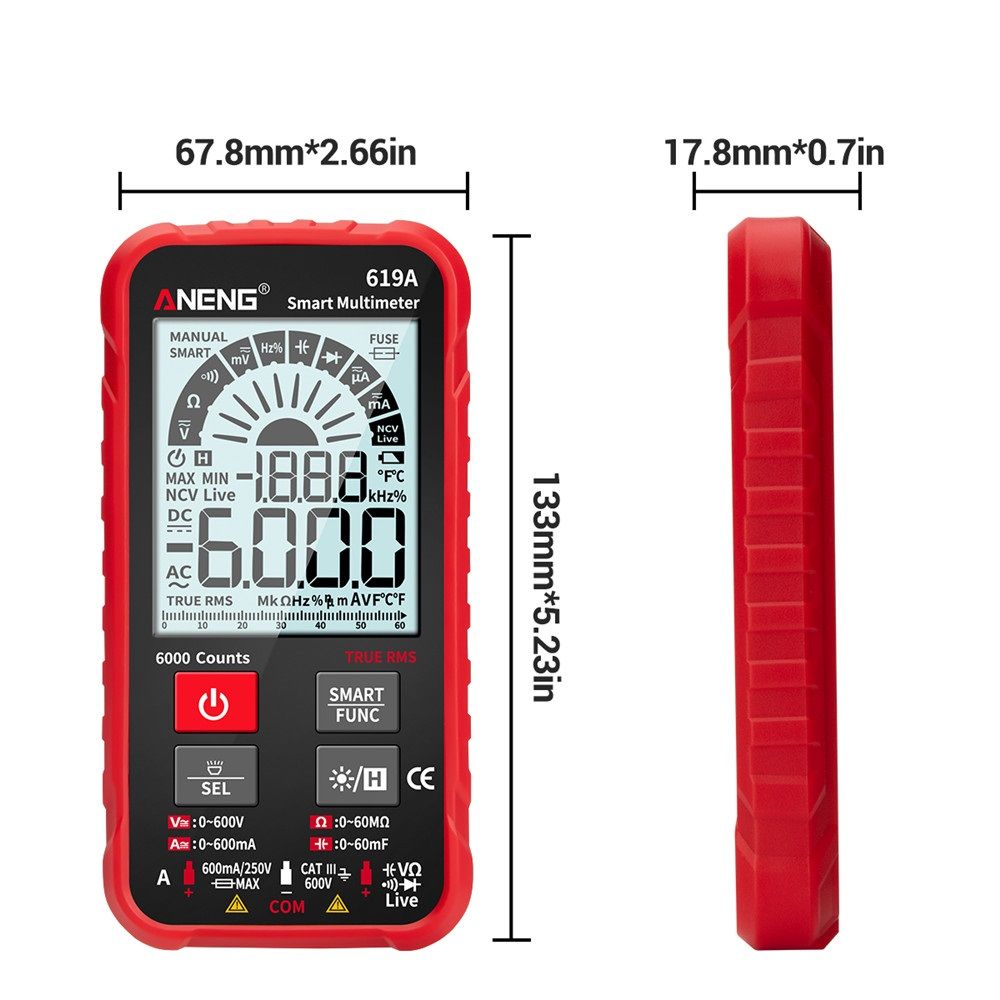 ANENG-619A-Digital-Multimeter-ACDC-Currents-Voltage-Testers-True-RMS-6000-Counts-Professional-Analog-1750269