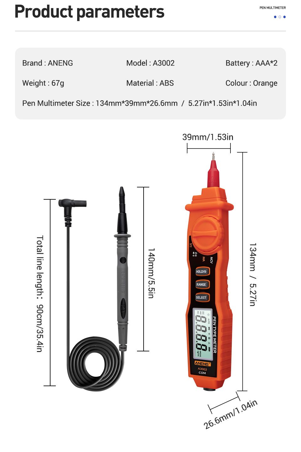 ANENG-A3002-Digital-Multimeter-Pen-Type-4000-Counts-with-Non-Contact-ACDC-Voltage-Resistance-Diode-C-1685310