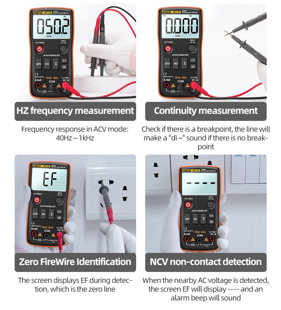 ANENG-AN113A--Intelligent-Auto-Measure-True--RMS-Digital-Multimeter-4000-Counts-Resistance-Diode-Con-1682144