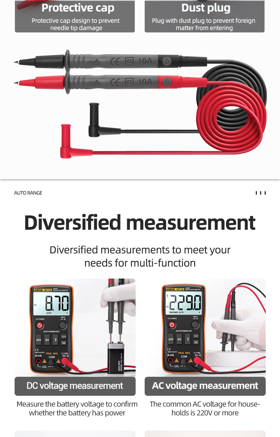 ANENG-AN113A--Intelligent-Auto-Measure-True--RMS-Digital-Multimeter-4000-Counts-Resistance-Diode-Con-1682144