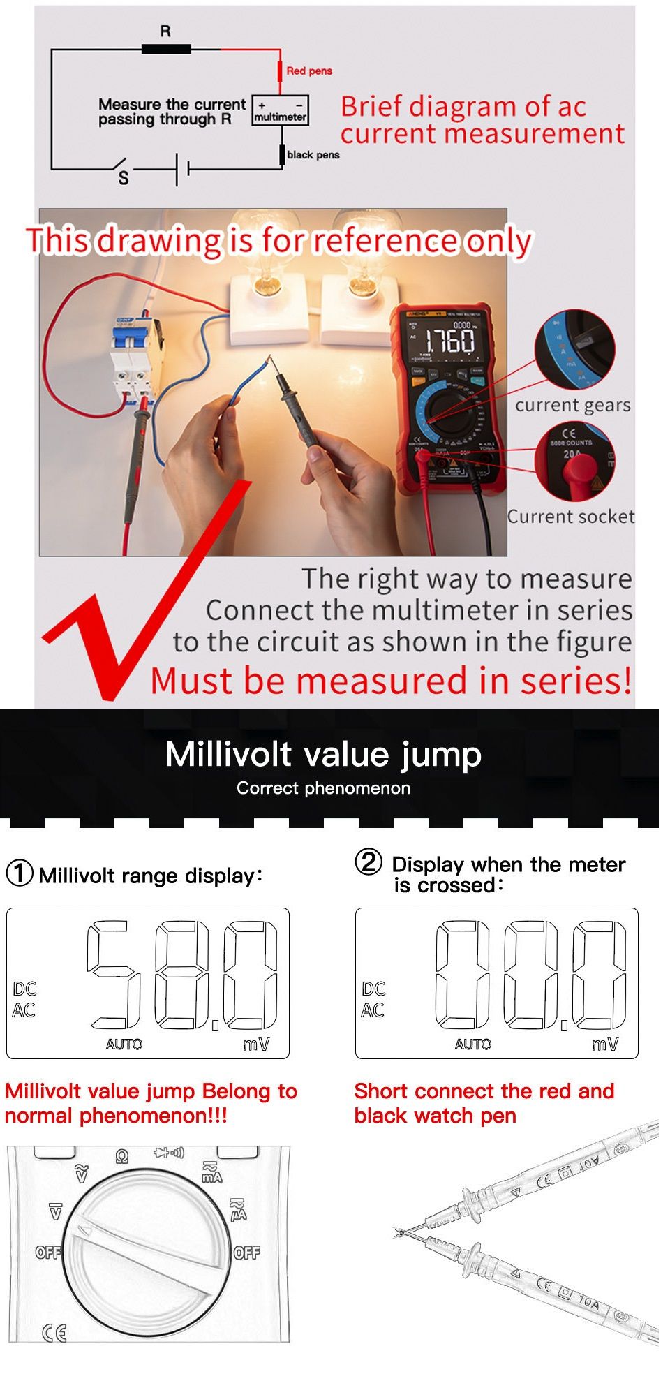 ANENG-AN113D-Intelligent--Auto-Measure-True--RMS-Digital-Multimeter-6000-Counts-Resistance-Diode-Con-1568882