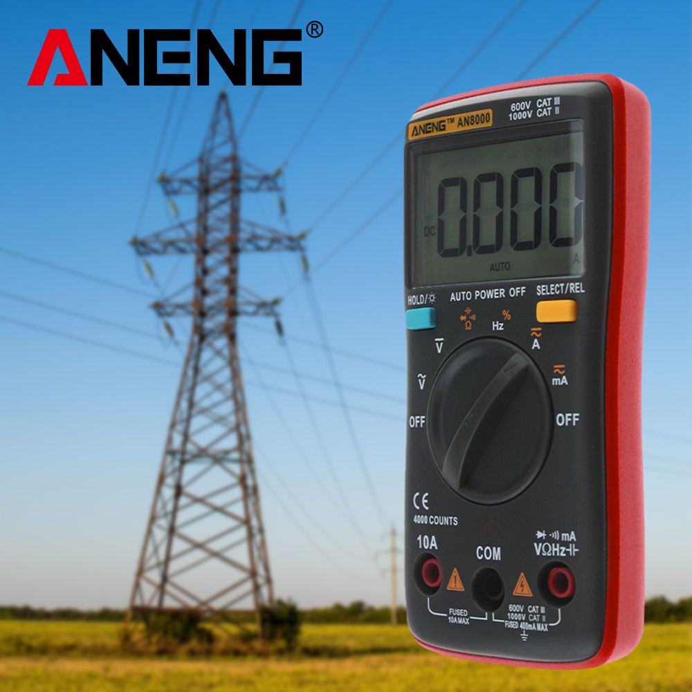 ANENG-AN8000-Red-Digital-Multimeter-Voltmeter-Ammeter-Ohmmeter-Volt-AC-DC-Ohm-Tester-Meter--Test-Lea-1407696