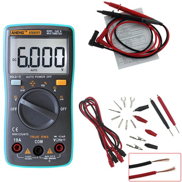 ANENG-AN8001-Red-Professional-True-RMS-Digital-Multimeter-6000-Counts-Backlight-ACDC-Ammeter-Voltmet-1407698