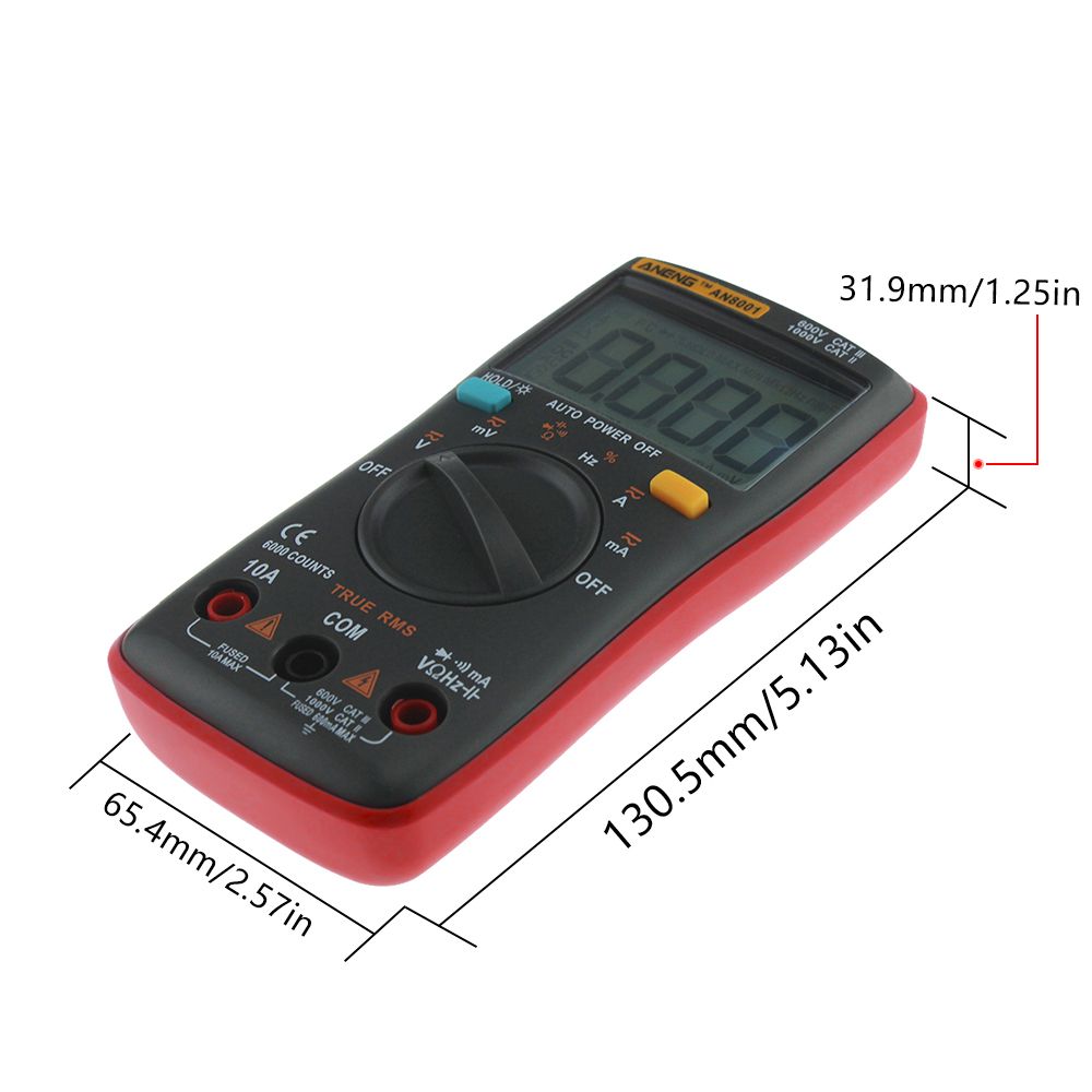 ANENG-AN8001-Red-Professional-True-RMS-Digital-Multimeter-6000-Counts-Backlight-ACDC-Ammeter-Voltmet-1407698