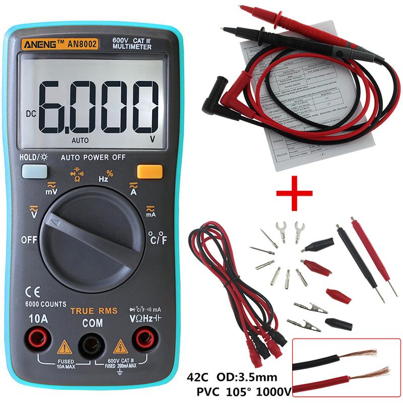 ANENG-AN8002-Digital-True-RMS-6000-Counts-Multimeter-ACDC-Current-Voltage-Frequency-Resistance-Tempe-1160742