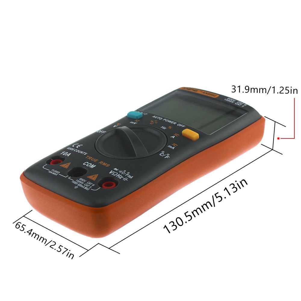 ANENG-AN8002-Orange-Digital-True-RMS-6000-Counts-Multimeter-ACDC-Current-Voltage-Frequency-Resistanc-1451183