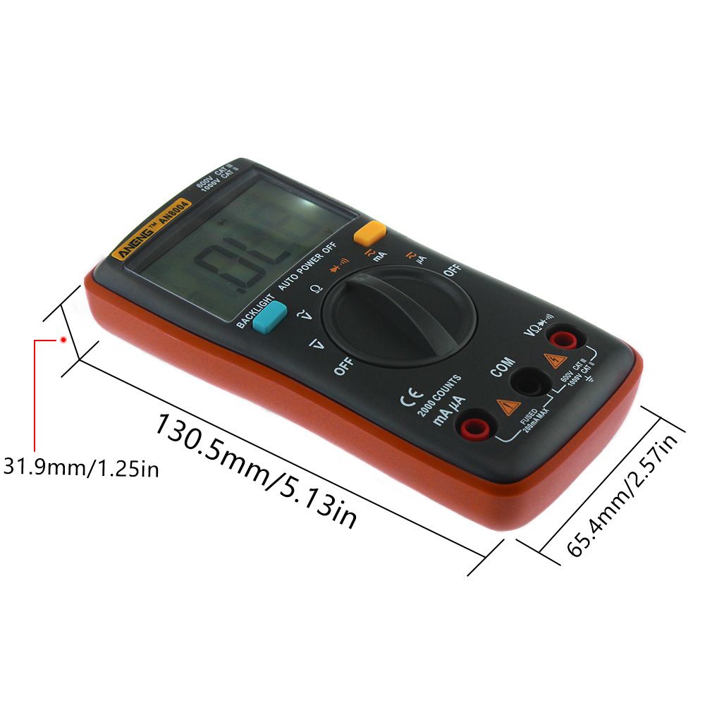 ANENG-AN8004-Orange-Digital-2000-Counts-Auto-Range-Multimeter-Backlight-ACDC-Ammeter-Voltmeter-Resis-1451178