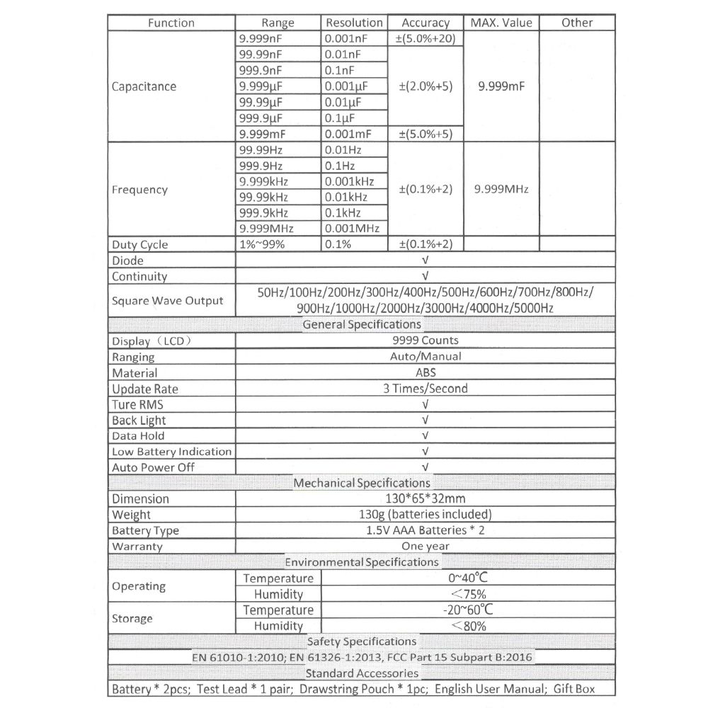 ANENG-AN8008-True-RMS-Wave-Output-Digital-Multimeter-9999-Counts-Backlight-AC-DC-Current-Voltage-Res-1395941