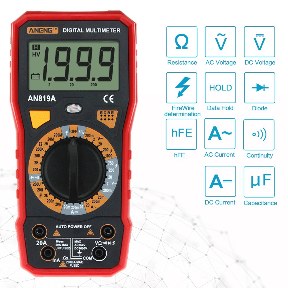 ANENG-AN819A-Digital-Multimeter-AC-DC-Current-Voltage-Capacitance-Resistance-Diode-Tester-Live-Line--1300155