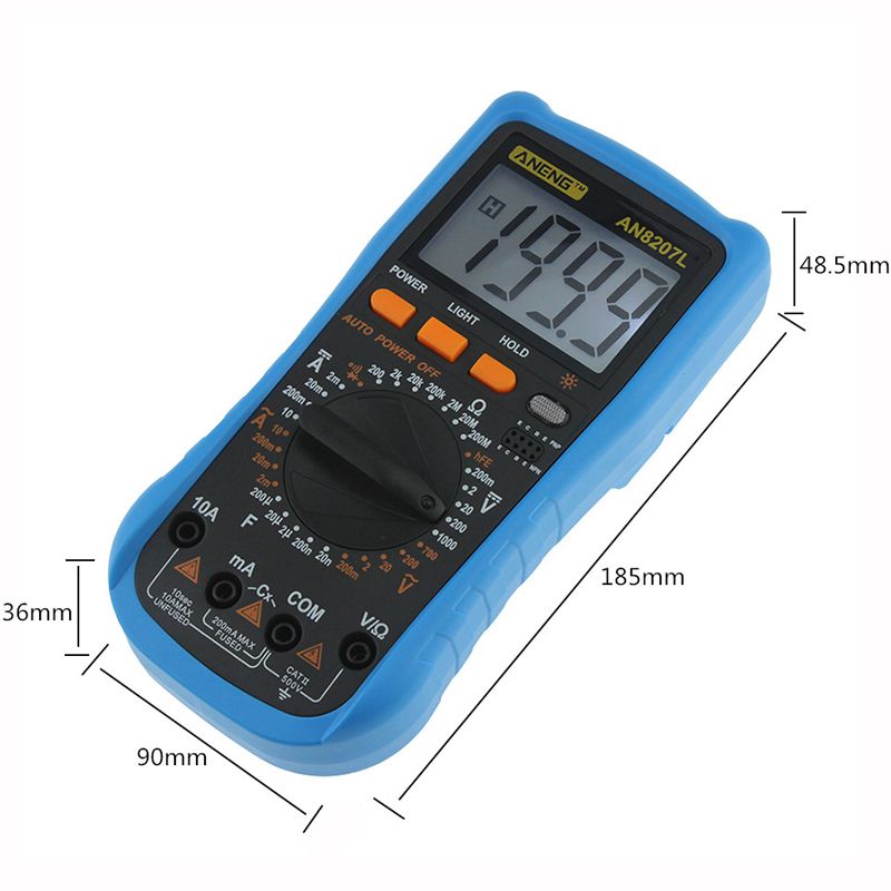 ANENG-AN8207L-Digital-Multimeter-2000-Counts-ACDC-Current-Voltage-Resistace-Frequency-Capacitance-Te-1236775