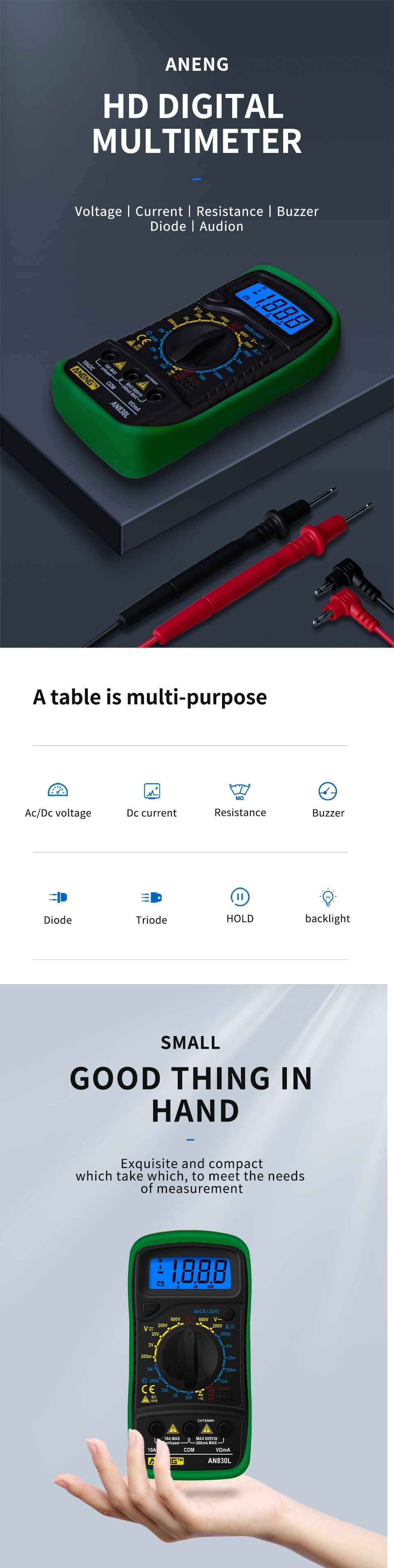 ANENG-AN830L-Digital-LCD-Multimeter-Profissional-Electric-Voltmeter-Ammeter-AC-DC-OHM-Volt-Tester-Po-1584125