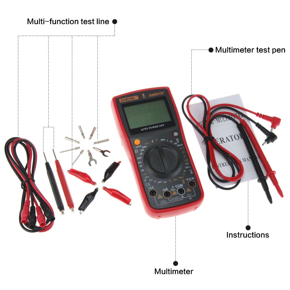 ANENG-AN881B-Digital-Multimeter-AC-DC-Voltage-Current-Capacitance-Resistance-Temperature-Diode-Triod-1302604