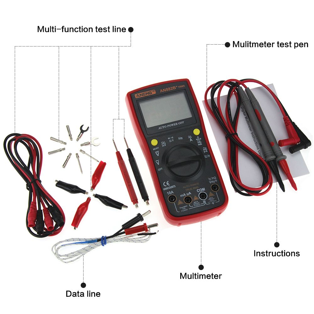 ANENG-AN882B-True-RMS-Digital-Multimeter-6000-Counts-With-Auto-Range-Backlight--Data-Hold-ACDC-Volta-1331586