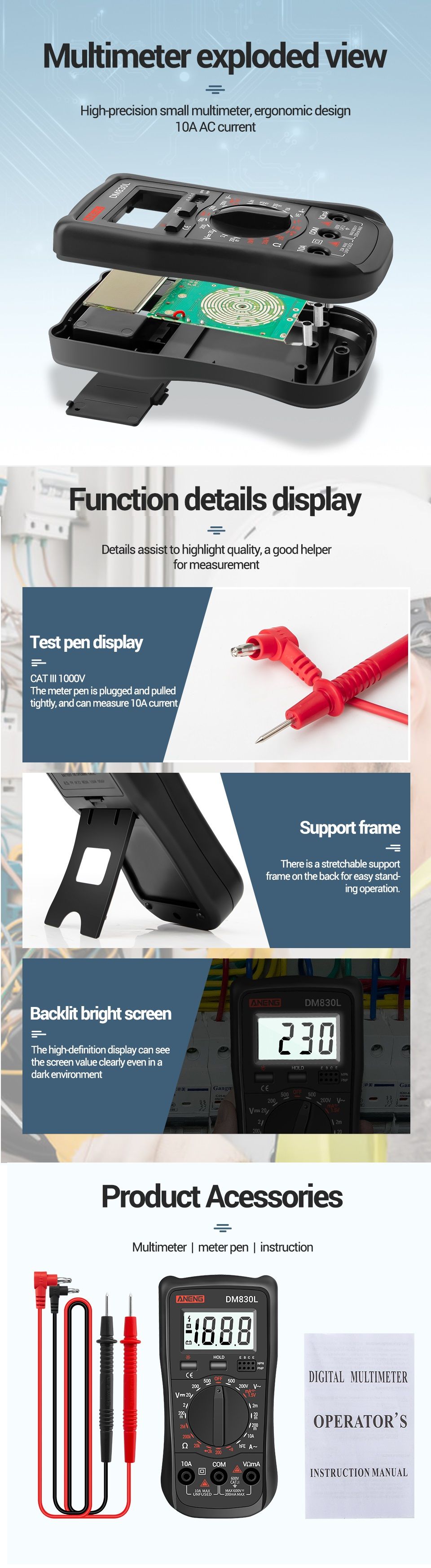 ANENG-DM830L-Digital-Multimeter-Meter-Testers-1999-Count-Electrical-Transistor-Capacitance-DC--AC-Mu-1750262