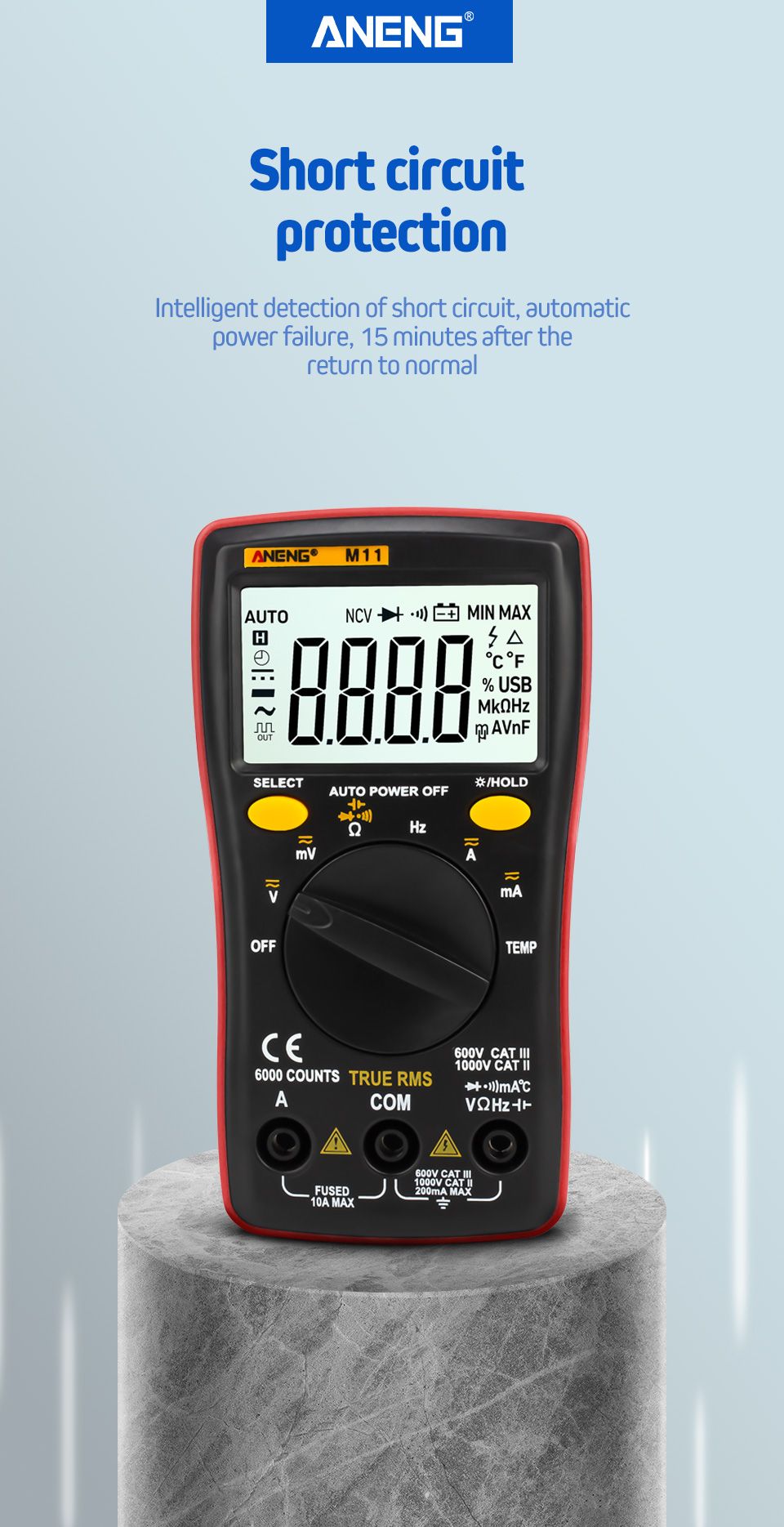 ANENG-M11-Auto-Digital-Multimeter-Backlight-6000-Counts-ACDC-Transform-Ohm-Ammeter-Resistance-Batter-1451302
