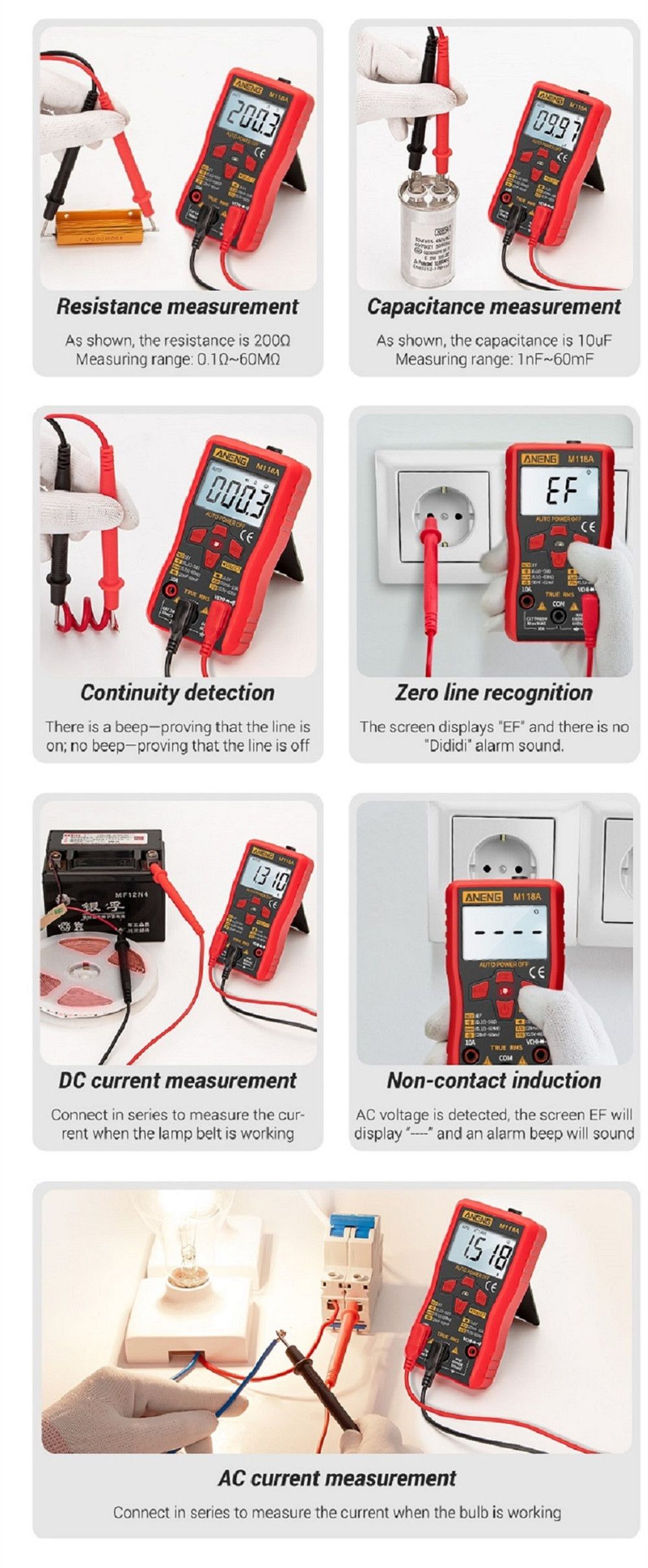 ANENG-M118A-Digital-Mini-Multimeter-Tester-Auto-Multimeter-True-Rms-Transistor-Meter-with-NCV-Data-H-1709637