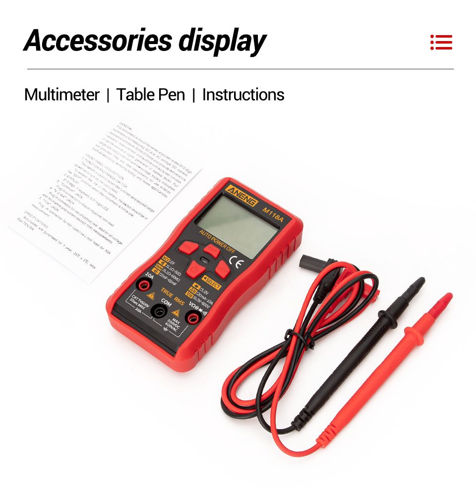 ANENG-M118A-Digital-Mini-Multimeter-Tester-Auto-Multimeter-True-Rms-Transistor-Meter-with-NCV-Data-H-1709637