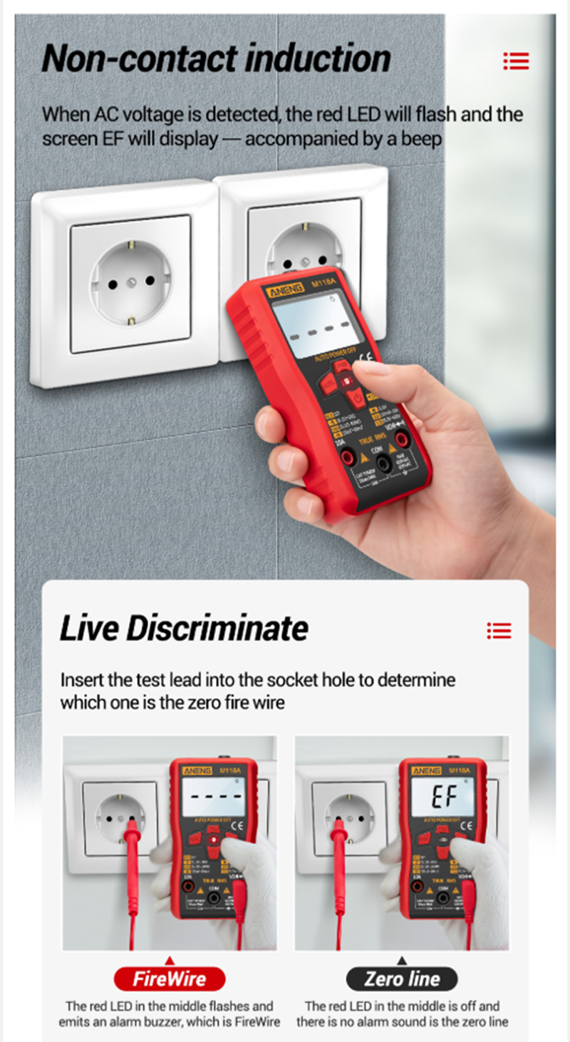 ANENG-M118A-Digital-Mini-Multimeter-Tester-Auto-Multimeter-True-Rms-Transistor-Meter-with-NCV-Data-H-1709637