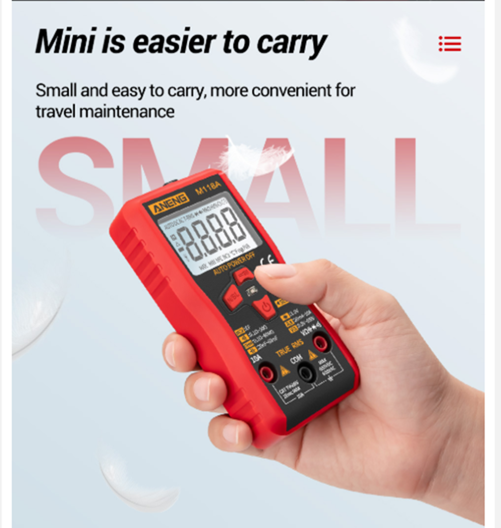 ANENG-M118A-Digital-Mini-Multimeter-Tester-Auto-Multimeter-True-Rms-Transistor-Meter-with-NCV-Data-H-1709637