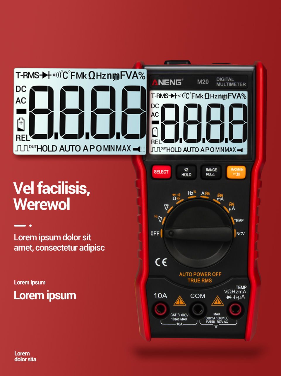 ANENG-M20-True-RMS-6000-Counts-Dispaly-Automatic-Range-Digital-Multimeter-ACDC-Current-and-Voltage-F-1472784