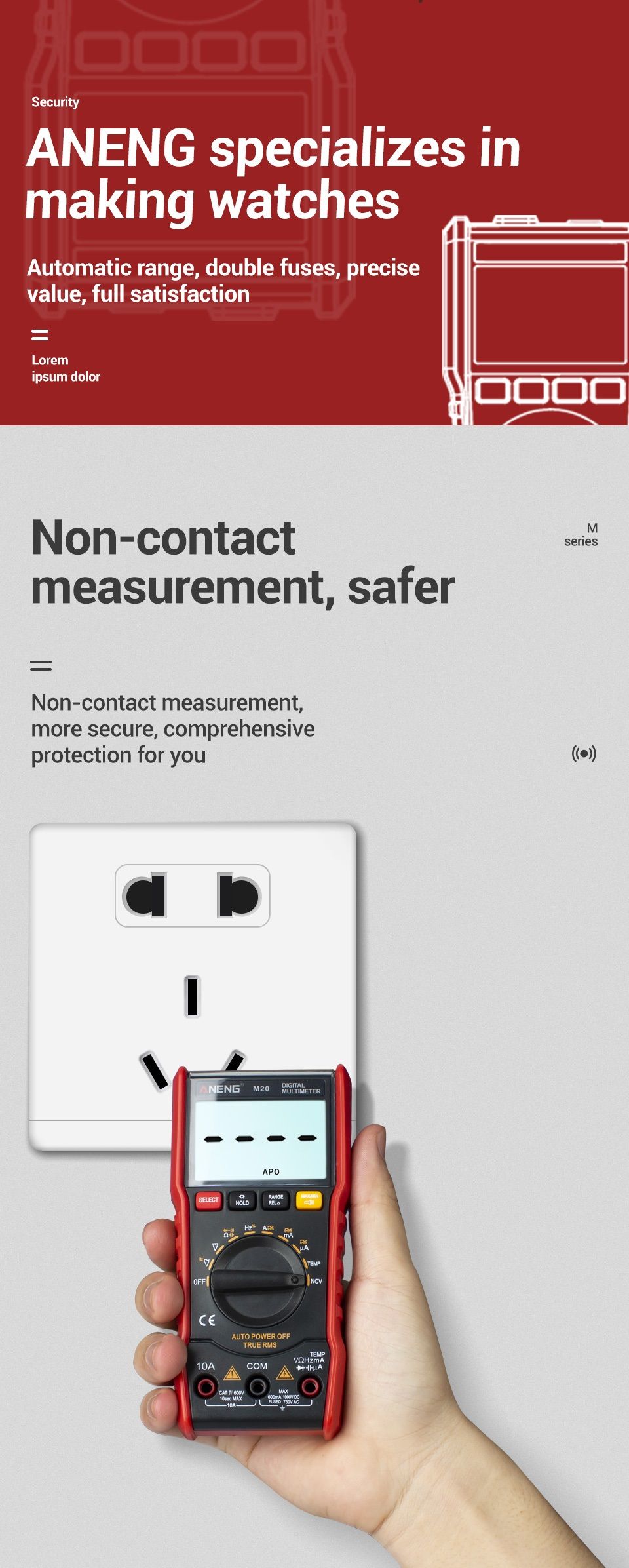 ANENG-M20-True-RMS-6000-Counts-Dispaly-Automatic-Range-Digital-Multimeter-ACDC-Current-and-Voltage-F-1472784