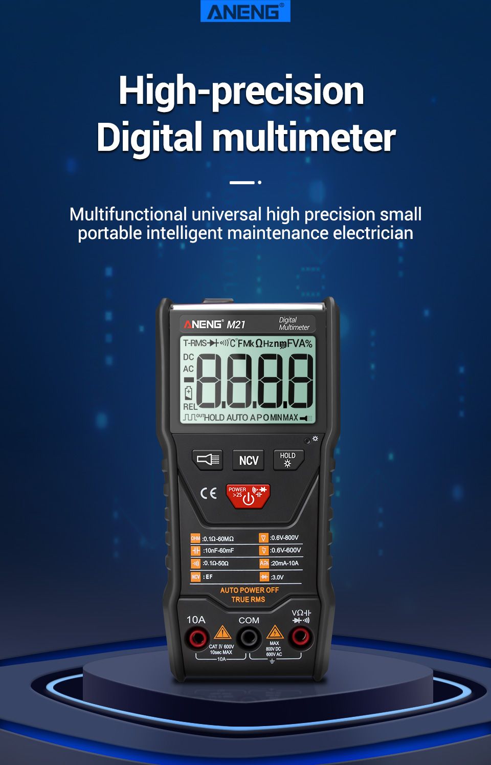 ANENG-M21-Digital-Multimeter-6000-Counts-Backlight-AC--DC-Ammeter-Voltmeter-Ohm-Portable-Meter-1622051