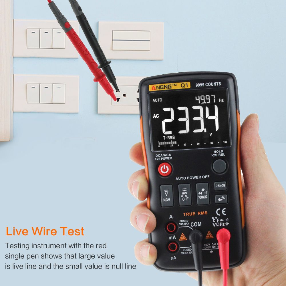 ANENG-Q1-9999-Counts-True-RMS-Digital-Multimeter-AC-DC-Voltage-Current-Tester-Orange-Yellow-1328992