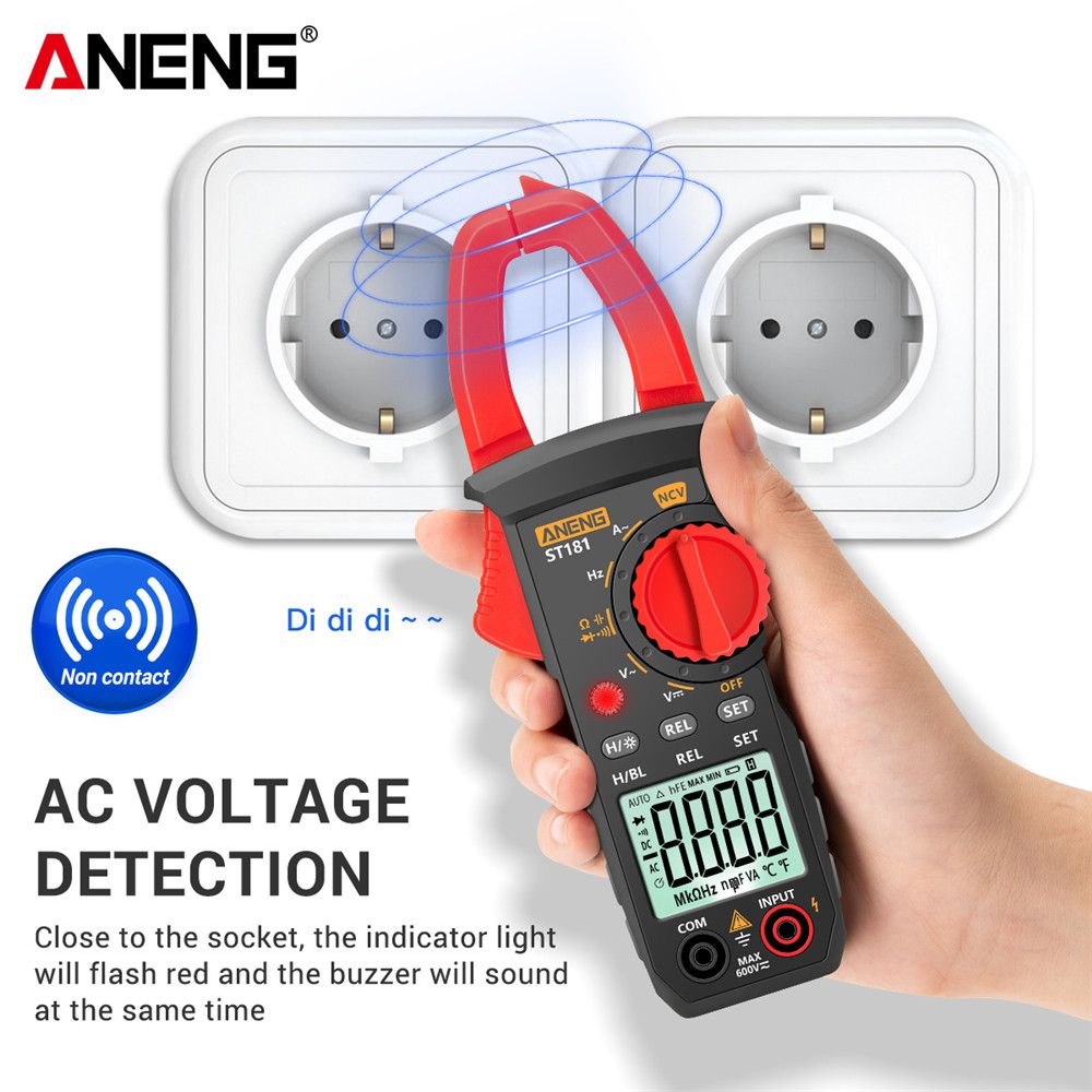 ANENG-ST181-Digital-Clamp-Meter-DCAC-Voltage-4000-Counts-Multimeter-Ammeter-Voltage-Tester-Car-Amp-H-1715696
