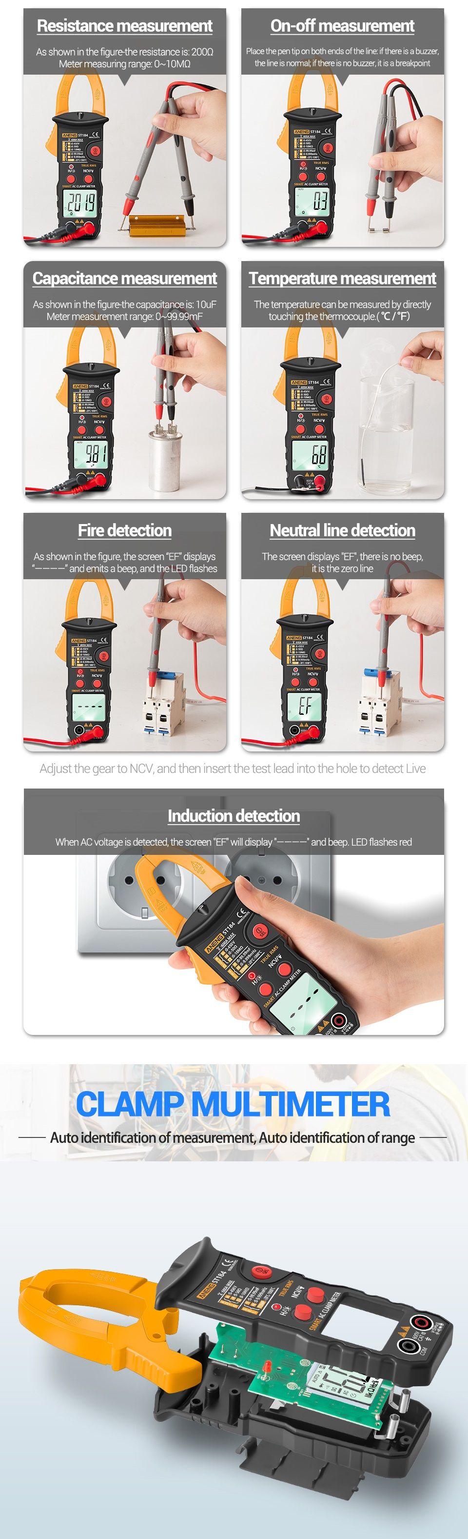 ANENG-ST184-Digital-Multimeter-Clamp-Meter-True-RMS-6000-Counts-Professional-Measuring-Testers-ACDC--1764448