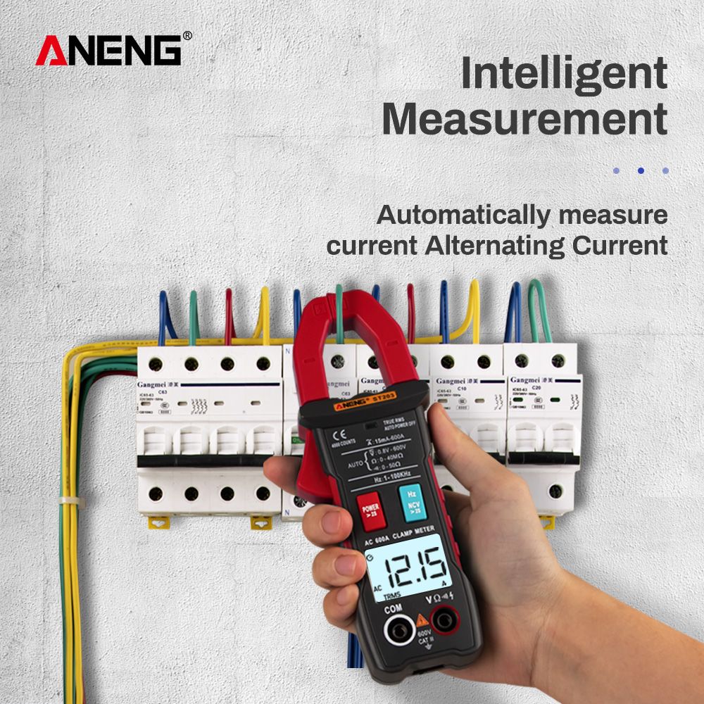 ANENG-ST203-4000-Counts-Full-Intelligent-Automatic-Range-True-RMS-Digital-Multimeter-Clamp-Meter-ACD-1503938