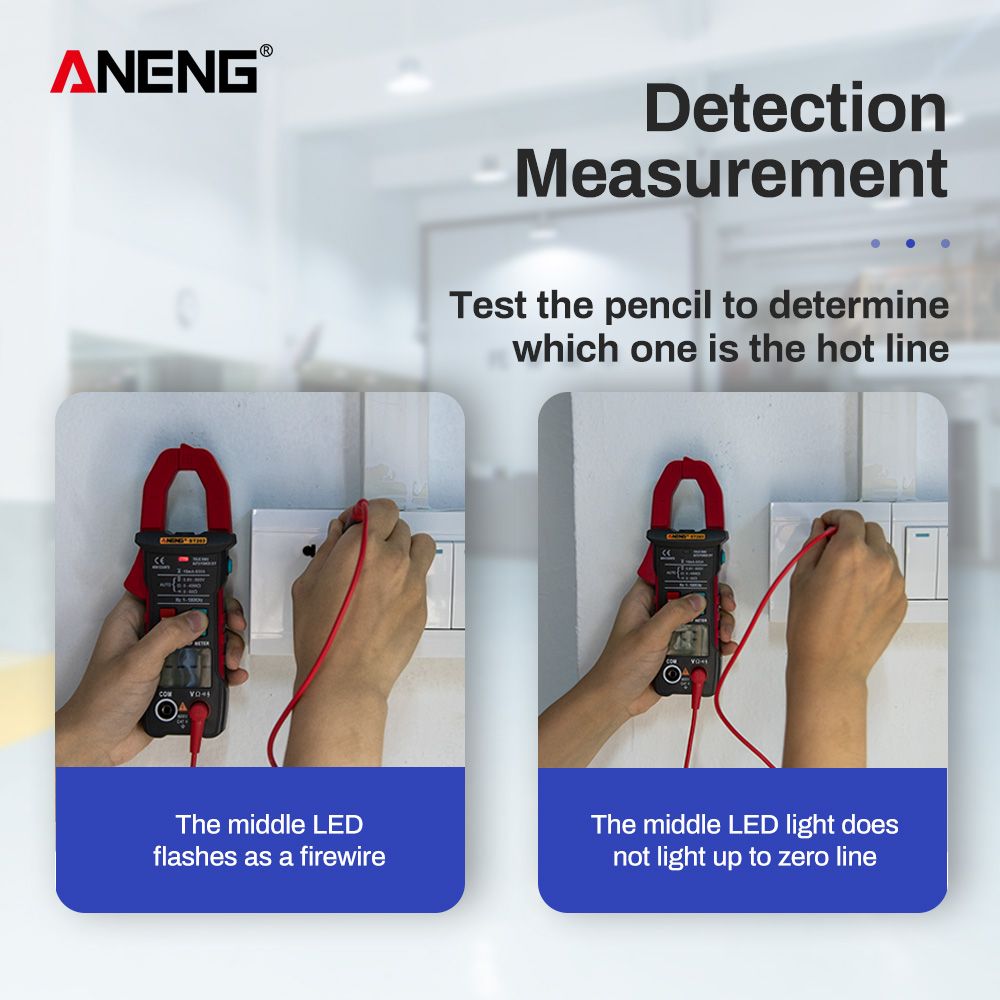 ANENG-ST203-4000-Counts-Full-Intelligent-Automatic-Range-True-RMS-Digital-Multimeter-Clamp-Meter-ACD-1503938