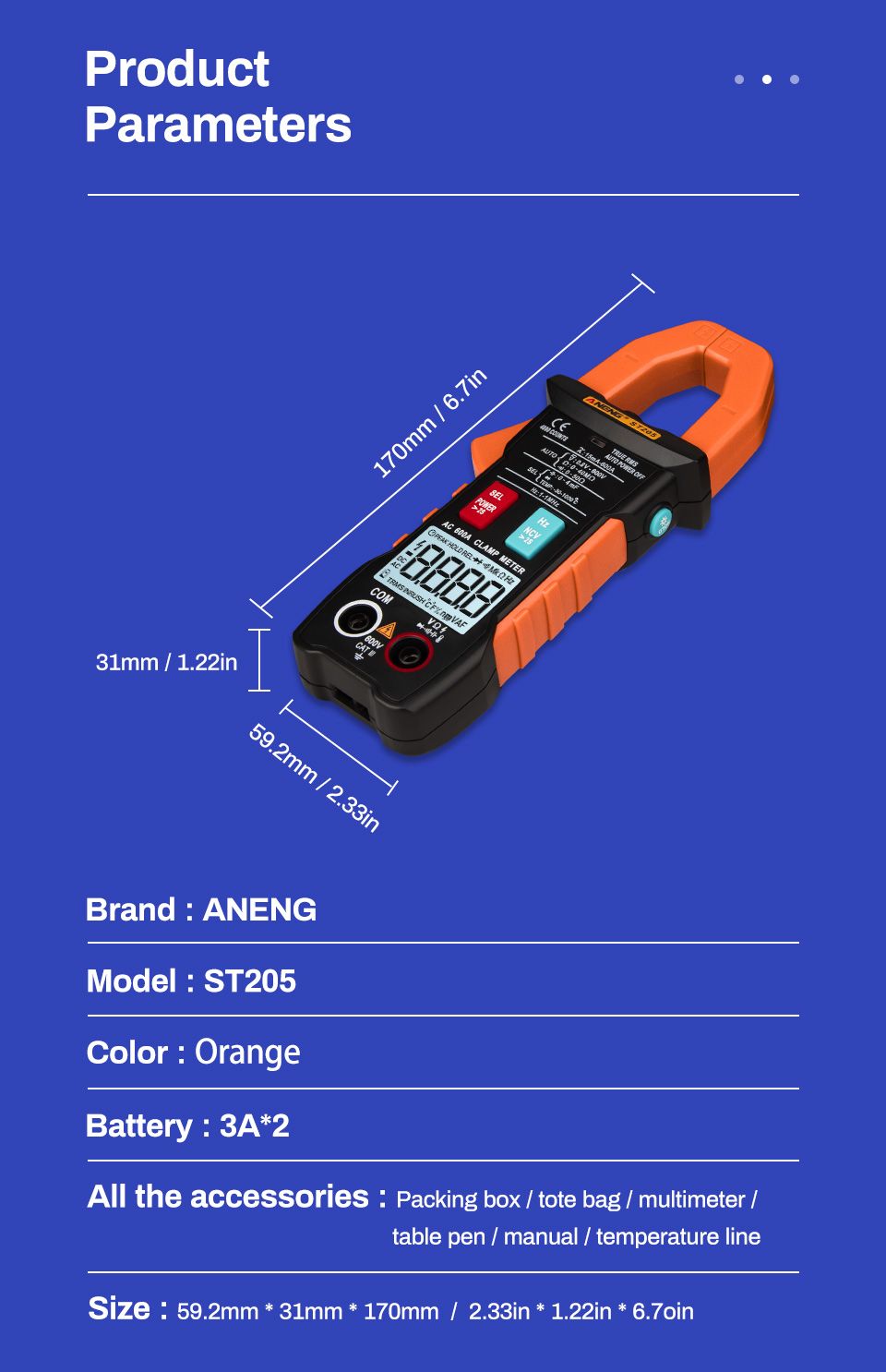 ANENG-ST205-Digital-Clamp-Meter-Analog-Multimeter-Current-Clamp-DCAC-Intelligent-AUTO-Range-Meter-wi-1514303