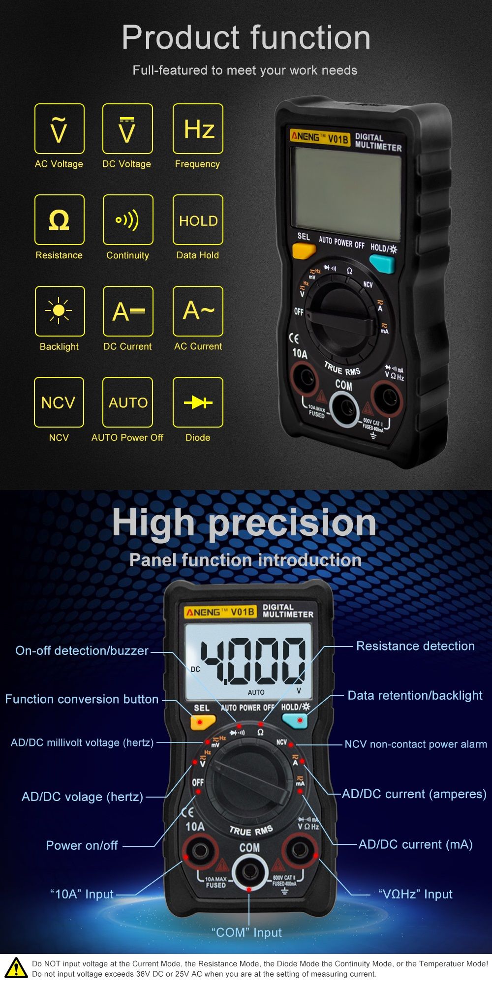 ANENG-V01B-True-RMS-Auto-ranging-Digital-Multimeter-with-4000-Counts-LCD-Display-ACDC-VA-Resistanc-1402453