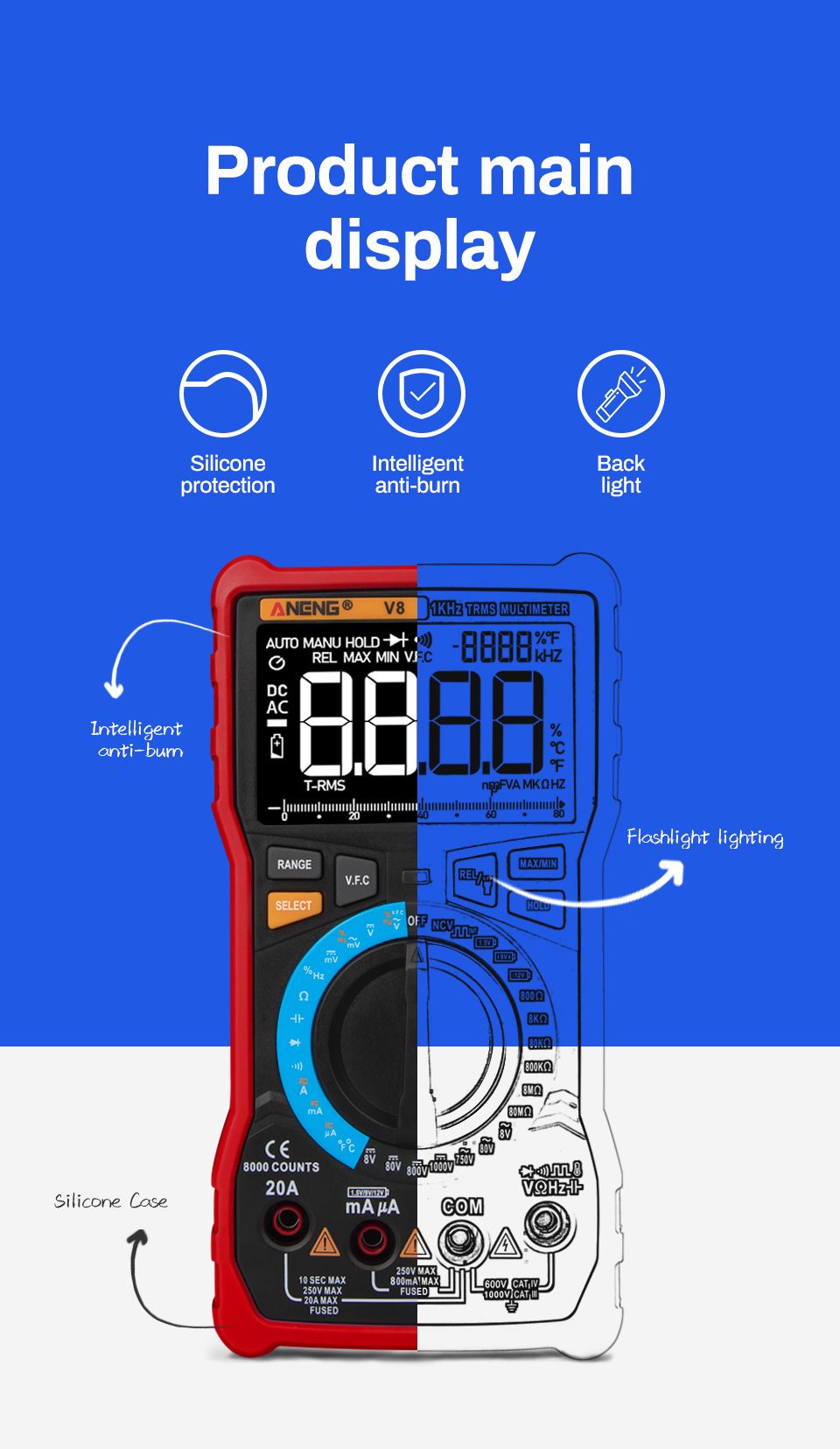 ANENG-V8-Dual-Mode-True-RMS-Digital-Multimeter-Auto-Range-8000-Counts-Display-VFC-Inverter-Measureme-1421103