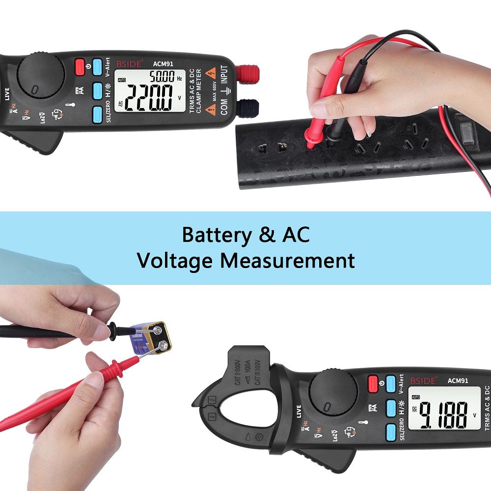 BSIDE-ACM91-Digital-ACDC-Current-Clamp-Meter-Auto-Range-Car-Repair-TRMS-Multimeter-Live-Check-NCV-Fr-1242458