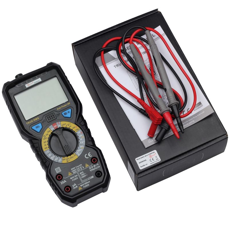 BSIDE-ADM08A-6000-Counts-True-RMS-Digital-Multimeter-with-1000V-ACDC-Voltage-Resistance-Capacitance--1071663