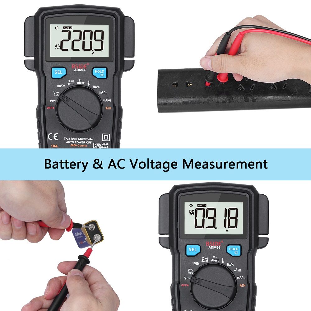 BSIDE-ADM66-True-RMS-Digital-Multimeter-Auto-Range-TRMS-Mini-6000-DMM-Dual-Slot-Capacitance-ohm-Hz-T-1261450