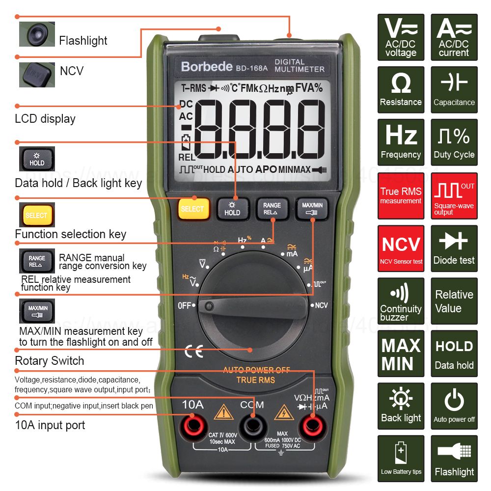 Borbede-168A--Digital-Multimeter-6000-Count-DC-AC-Capacitance-Resistance-Square-wave-Output-Mini-Tes-1580064