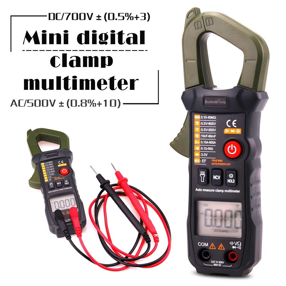 Borbede-Digital-Clamp-Meter-Multimeter-Automatic-Identification-6000-Counts-DC-AC-Resistance-Capacit-1580066