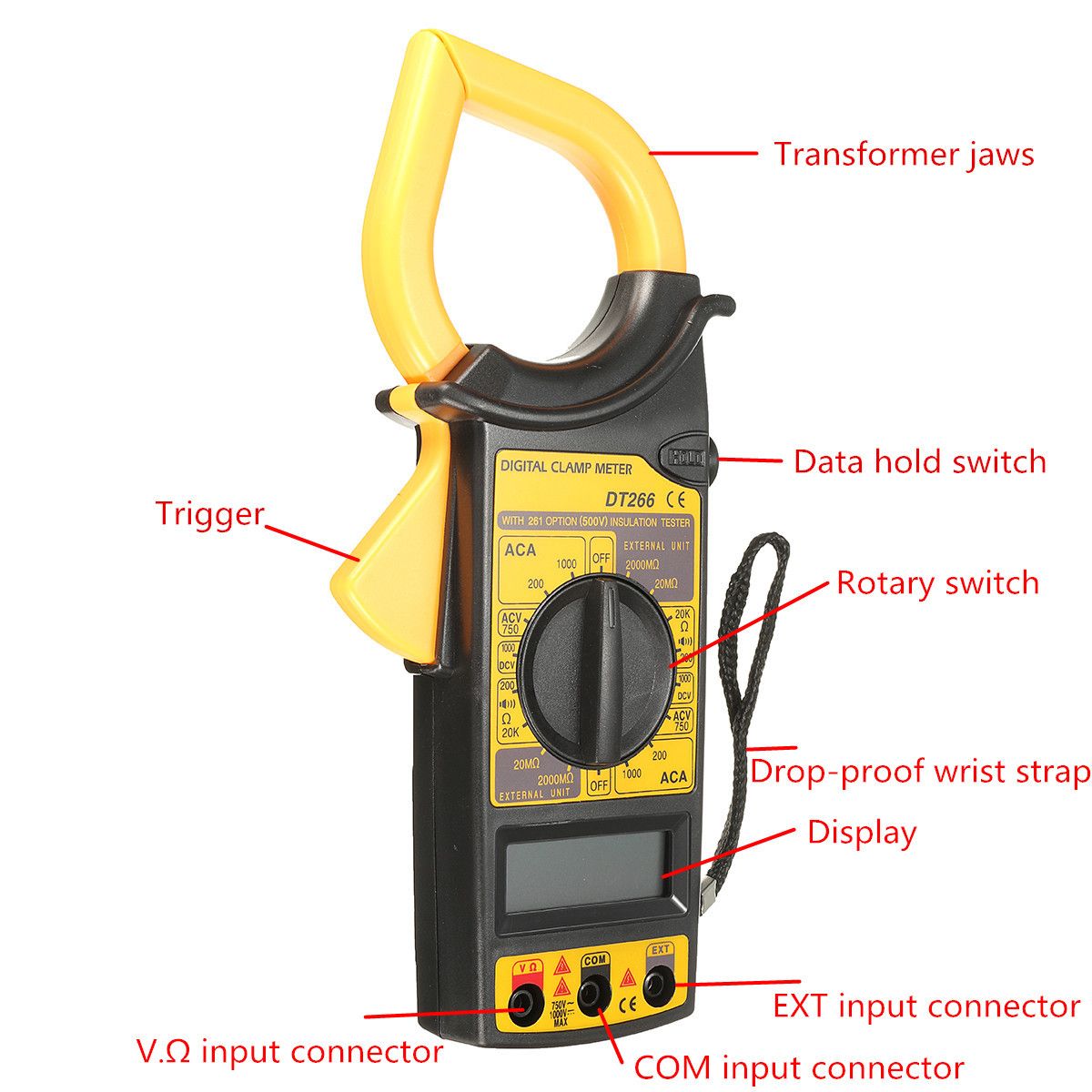 DT266-Electronic-Digital-Clamp-Meter-Multimeter-AC-DC-Current-Voltage-Tester-Tool-1075110