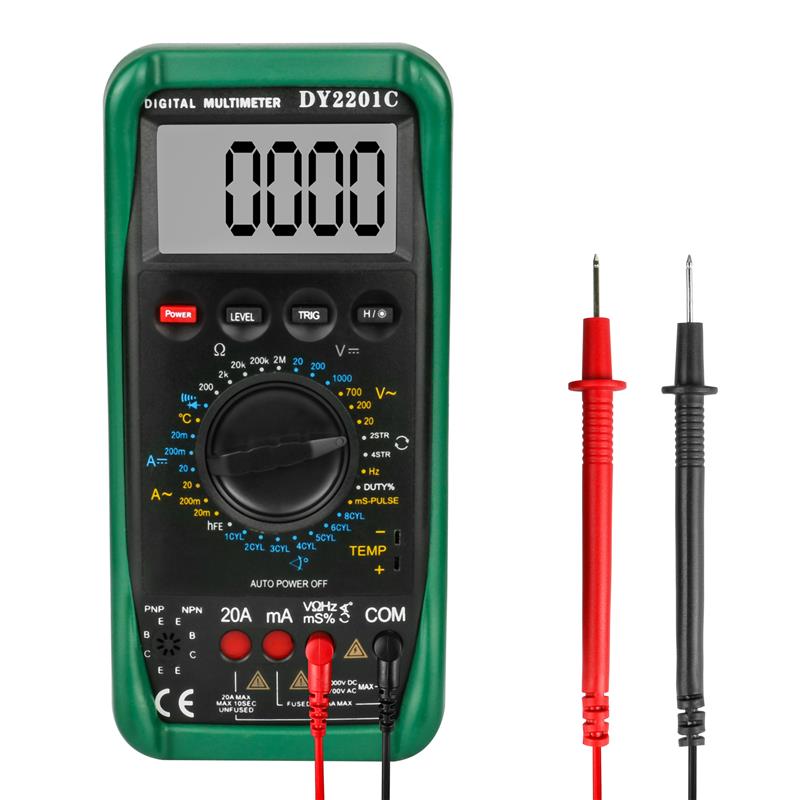 DUOYI-DY2201C-Digital-Multimeter-Engine-RPM-Voltage-Resistance-Automotive-Diode-Ignition-Circuit-Tes-1630386