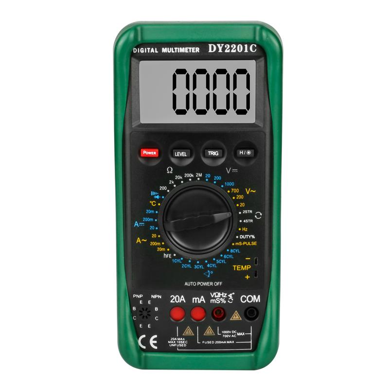 DUOYI-DY2201C-Digital-Multimeter-Engine-RPM-Voltage-Resistance-Automotive-Diode-Ignition-Circuit-Tes-1630386