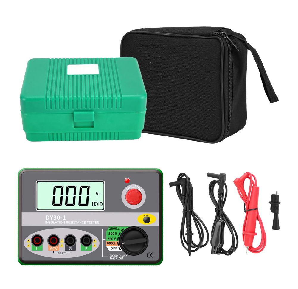 DUOYI-DY30-1-Digital-Insulation-Resistance-Tester-Meter-2000M-0hm-250V-500V-1000V-Megohmmeter-Voltme-1629990