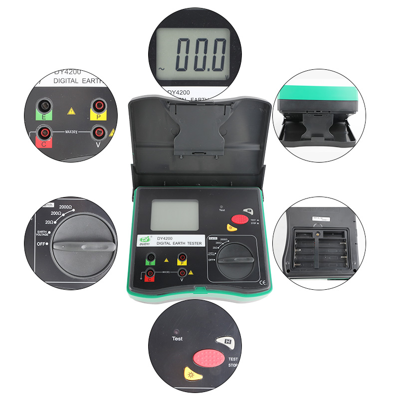 DUOYI-DY4200-Digital-Earth-Ground-Resistance-Tester-Measurement-Megohmmeter-0-2000-Ohm-with-LCD-Back-1640235